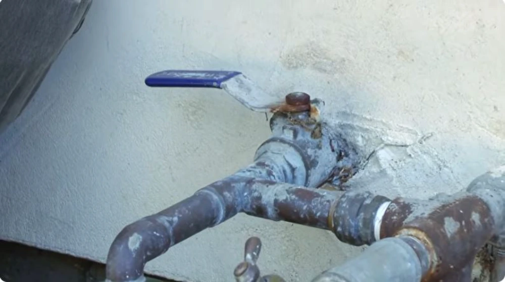 Ceiling stain from hidden water leak in Torrance home
